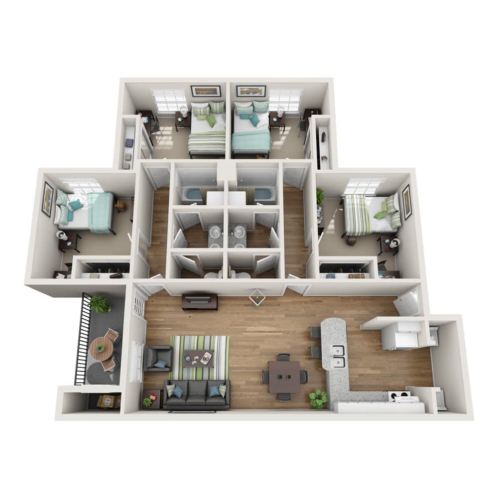 4-bedroom